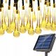  GIRLANDE SOLAR LED GARTENLAMPEN 5M WARME BIENEN