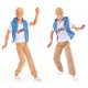  Simba Toys Kevin-Puppe in modischer Kleidung