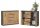  SaraMeble SARA Kommode 120 x 40 x 97cm Anthrazit, Wotan-Eiche matt