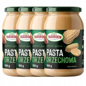   4x Targroch Erdnussbutter 900g - Hochwertiger, Vielseitiger Genuss