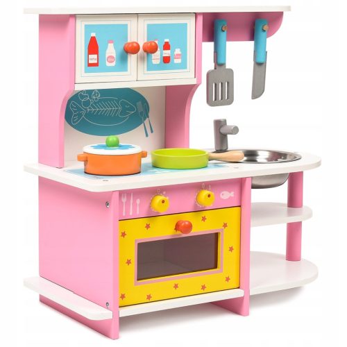  HOLZKÜCHE FÜR KINDER + KÜCHENZUBEHÖR