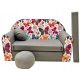  Welox SWM Sofa 98 x 170 cm, Samt, Grautöne
