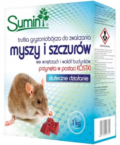 Sumin Wachsbasierte Ratten- und Mäuseköder 1kg