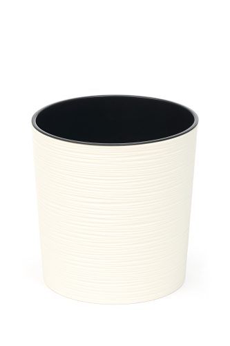  Blumentopf Lamela 25,5 cm x 25,5 x 25,6 cm Durchmesser 25,5 cm Kunststoff creme