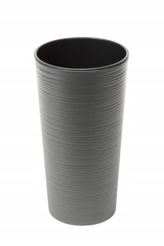  Lamela Lilia Meißel-Blumentopf 25 x 46,5 cm, Graphit