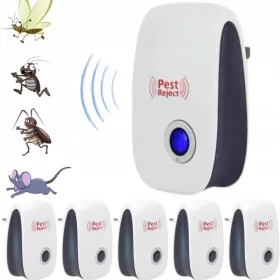  ULTRASCHALL-NAGER-MÄUSE-REPELLER 6 STK
