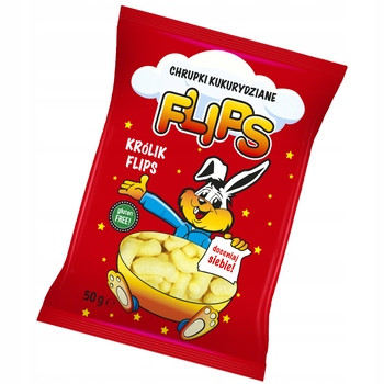 25x 50g FLIPS Corn Snacks im Karton - Knusprige Maisflips