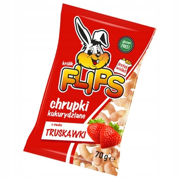15x 70g Erdbeer-Maisflips im Karton – Glutenfrei und knusprig
