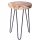  Home Styling Collection Stuhl, Stoff, Brauntöne, 1 Stk.