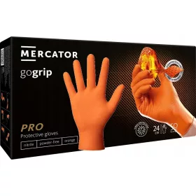  Mercator Medical GOGRIP Orange Handschuhe Größe 8 - M 25 Paar