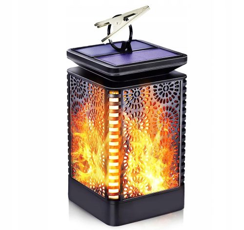  Interlook eingebettete Solarlampe, schwarz, 17 cm, 1 Stk.