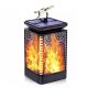  Interlook eingebettete Solarlampe, schwarz, 17 cm, 1 Stk.
