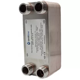    SANITLINE 34 PLATTENWÄRMETAUSCHER LEISTUNG 45kW 4x 1" KAL