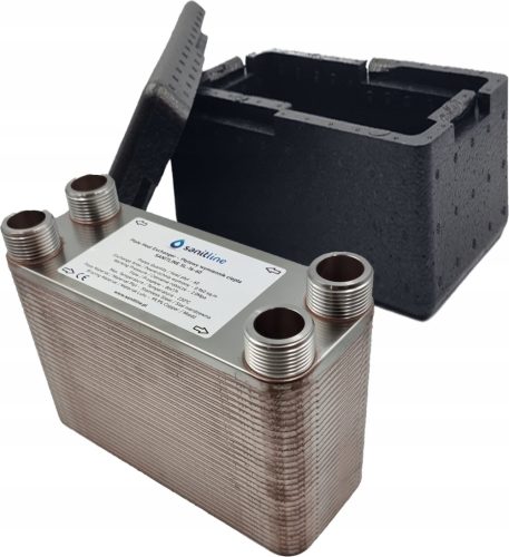 SANITLINE 60p 65 kW 1" WÄRMETAUSCHER + ISOLIERUNG