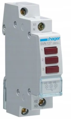 Hager Meldeleuchte 230 V IP20 0 A