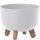  Blumentopf DTU24 29 cm x 29 x 22 cm Durchmesser 29 cm Kunststoff weiß