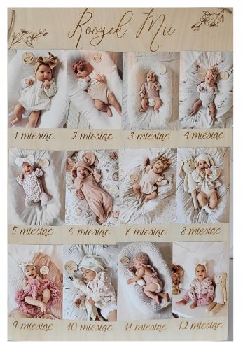  Geburtstagstafel für Fotos mit Rahmen
