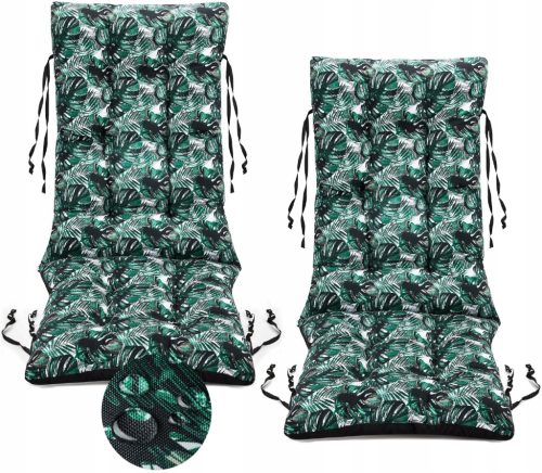  Liegestuhlauflage Gartenstuhl exotisch 123x48x7