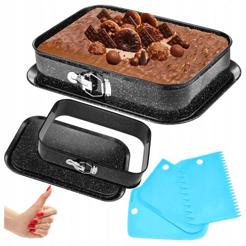 Verkaufe Kuchenform 24 x 35cm + DEKO-Spachtel für Kuchen und Sahnetorten - 3 Stk