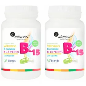   Aliness Vitamin B Complex B-15 Methyl – Unterstützung für Stoffwechsel und Energie