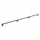 Treppengeländer aus schwarzem Metall, 2,44 m