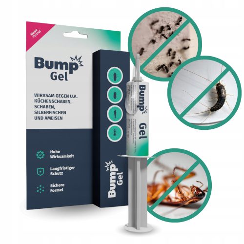  Gel gegen Kakerlaken, Ameisen, Spinnen, Wanzen, Silberfischchen BUMP