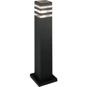  Nowodvorski quadratischer Lichtmast E27 65 cm schwarz