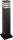  Nowodvorski quadratischer Lichtmast E27 65 cm schwarz