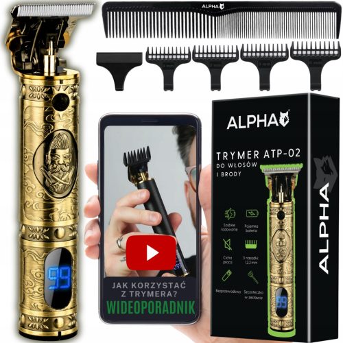  Haar- und Kopfschneide- und Rasiermaschine – Alpha Bartschneider