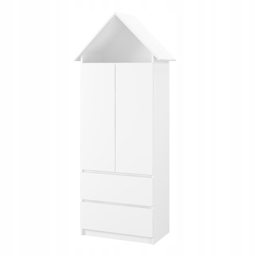  Baby Boo HOME Kleiderschrank 78 x 185 x 40 cm weiß