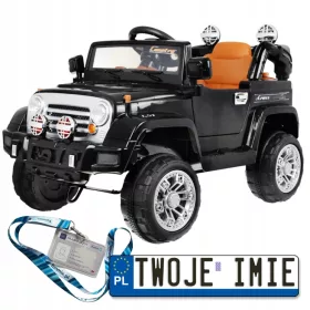  AUTO-Auto mit Offroad-Batterie JJ245 Schwarz