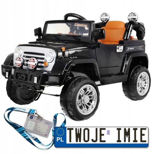  AUTO-Auto mit Offroad-Batterie JJ245 Schwarz