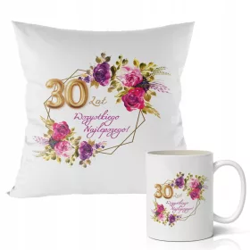  KISSEN + BECHER-SET - GESCHENK 20 30 40 50 60..