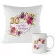  KISSEN + BECHER-SET - GESCHENK 20 30 40 50 60..