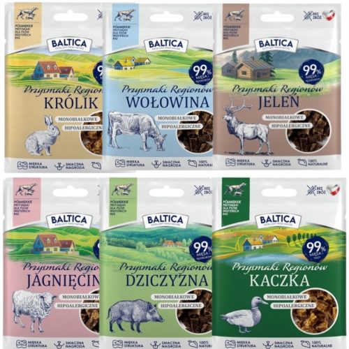  Baltica halbweiche Rindfleischsnacks für Hunde 30 g