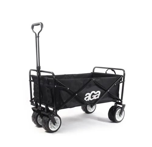 Gartenkarren Aga K15211 Transportwagen 95 x 54 x 98 cm schwarz