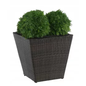    OTE-Blumentopf 46 cm x 46 x 45 cm, Kunststoff, Braun- und Beigetöne