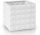  Polnix Blumentopf 13 cm x 13 x 13 cm weiße Keramik