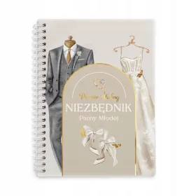    Hochzeitsplaner für die Braut, vergoldeter Einband, 224 Seiten.