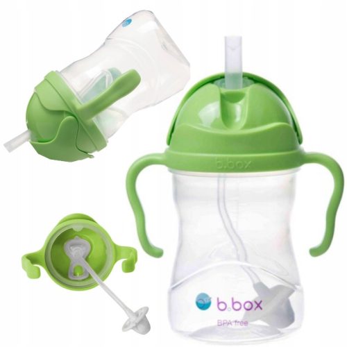 B.BOX-Becherflasche mit beschwertem Gelato-Bubble-Trinkhalm