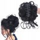  Haarteil, kurzes Kunsthaar, schwarz (56gh) für Damen