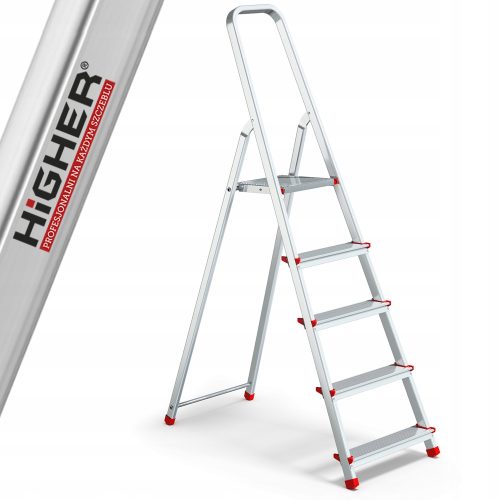 Höhere Leiter 2,97 m Aluminium bis 125 kg