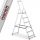 Höhere Leiter 3,19 m Aluminium bis 125 kg
