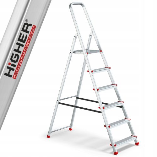 Höhere Leiter 3,19 m Aluminium bis 125 kg