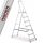 Höhere Leiter 3,4 m Aluminium bis 125 kg