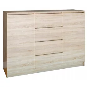  TopEshop Roma Kommode 120 x 40 x 97cm Sonoma-Eiche matt