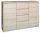  TopEshop Roma Kommode 120 x 40 x 97cm Sonoma-Eiche matt