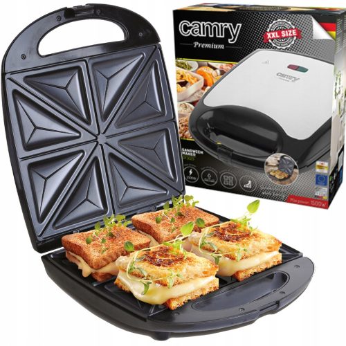  Camry CR 3023 Toaster Silber/Grau 1500 W + Produktgarantiekarte