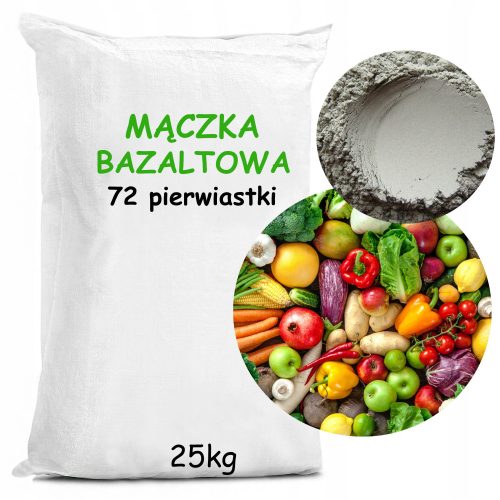 Gartendünger - Organischer Dünger, natürliches Basaltpulver 25 kg