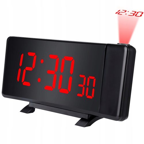 Uhr für zu Hause Retoo Wecker, schwarz, 18 cm